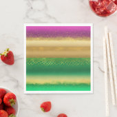 "Regal Elegance: Green & Gold Paper"? Serviette (Beispiel)