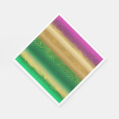 "Regal Elegance: Green & Gold Paper"? Serviette (Ecke)