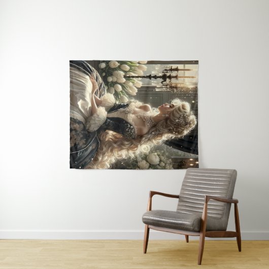 Regal Elegance Wandteppich (Beispiel (Horizontal))