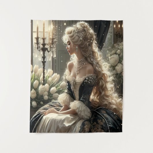 Regal Elegance Wandteppich (Vorderseite)