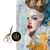 Regal Feminine Power Frauengeschichte Monat Seidenpapier