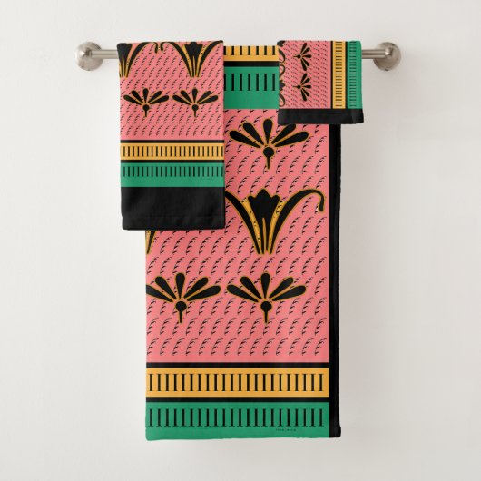 Regal Floral Lily Badetuch Set (Insitu)