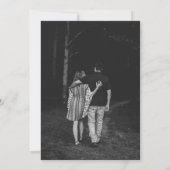 Regal Foto Wedding Einladung (Rückseite)