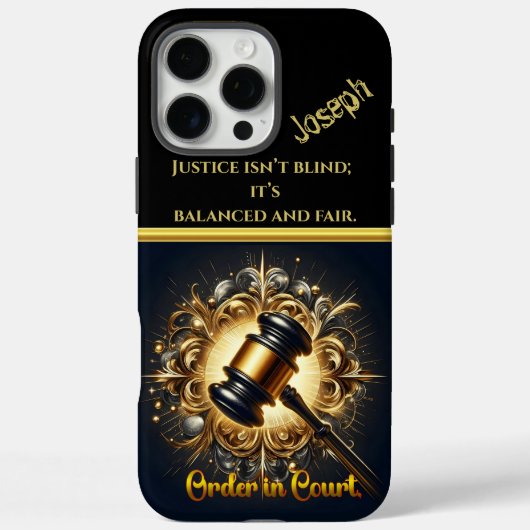Regal Gavel symbolisiert Gerechtigkeit Case-Mate iPhone Hülle (Rückseite)