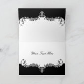 Regal geblüht schwarz-graue Damaskus Danke (Innenseite)