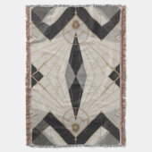 Regal Geometry Throw Blanket Decke (Vorderseite Vertikal)