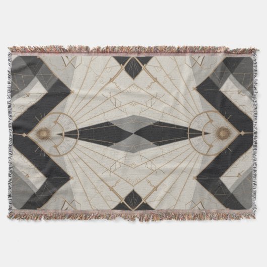 Regal Geometry Throw Blanket Decke (Vorderseite)