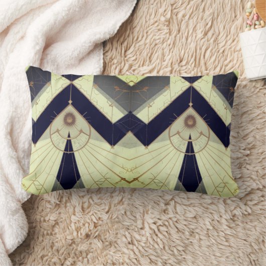 Regal Geometry Throw Cotton Lumbar Cushion Lendenkissen (Decke)