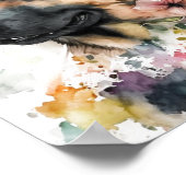 Regal German Shepard Eine Fusion von Power Poster (Ecke)