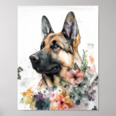 Regal German Shepard Eine Fusion von Power Poster (Vorne)