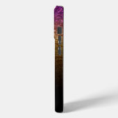 Regal-Glitzer-Fade & Monogramm Case-Mate iPhone Hülle (Rückseite / Links)