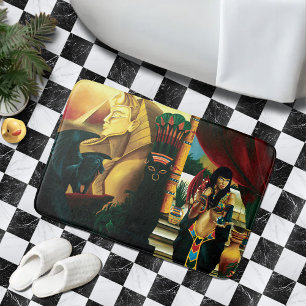 Regal Gold Altägyptische Königinnen-Mythologie Badematte