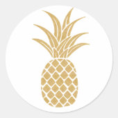 Regal Gold Ananas Aufkleber (Vorderseite)
