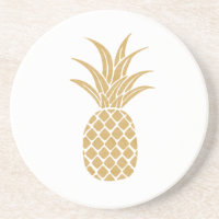 Regal Gold Ananas Untersetzer