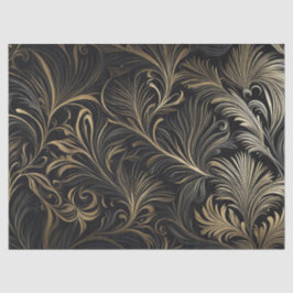 Regal Gold auf Black Decoupage Papier