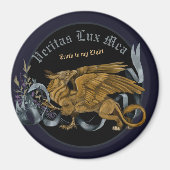 Regal Gold Griffin Magnet (Vorne)