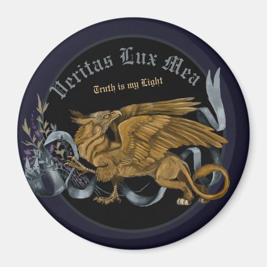 Regal Gold Griffin Magnet (Vorne)