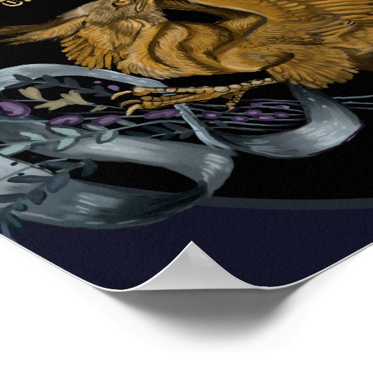 Regal Gold Griffin Poster (Ecke)