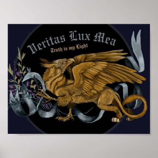 Regal Gold Griffin Poster (Vorne)
