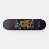 Regal Gold Griffin Skateboard (Horizontal)