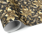Regal Golden Patterns Geschenkpapier (Rolleneckpunkt)