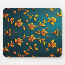 Regal Golden Vine Mouse Pad
