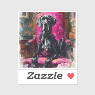 Regal Great Dane Aufkleber