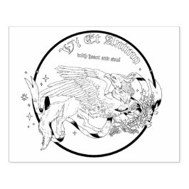 Regal Griffin Rubber Briefmarke Gummistempel