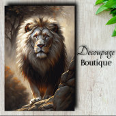 Regal Guardian Decoupage Seidenpapier