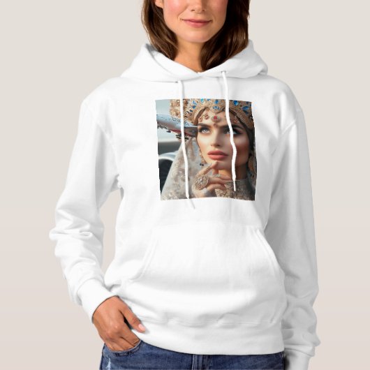 Regal Heritage Meets Modernity Hoodie (Vorderseite)