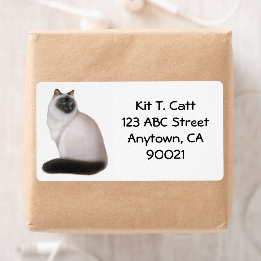 Regal Himalayan Cat Label (Insitu)