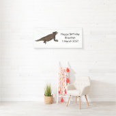 Regal-Horned-Eidechsen-Cartoon Banner (Insitu)