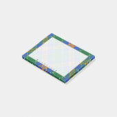 Regal Irish Clan MacAuliffe McAuliffe Tartan Post-it Klebezettel (angewinkelt)
