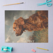Regal Irish Setter Portrait Decoupage Seidenpapier (Basteln)