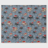 Regal Jumping Spider Phiddipus Regius Holiday Ice Geschenkpapier (Flach)