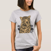 Regal Jungle Wild Queen Gray T-Shirt (Vorderseite)