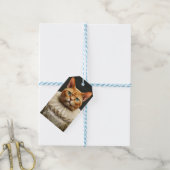 Regal Katze Geschenkanhänger (Mit Garn)