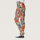 Regal Khokhloma: Verzierte blorale Medallion Leggings (Links)