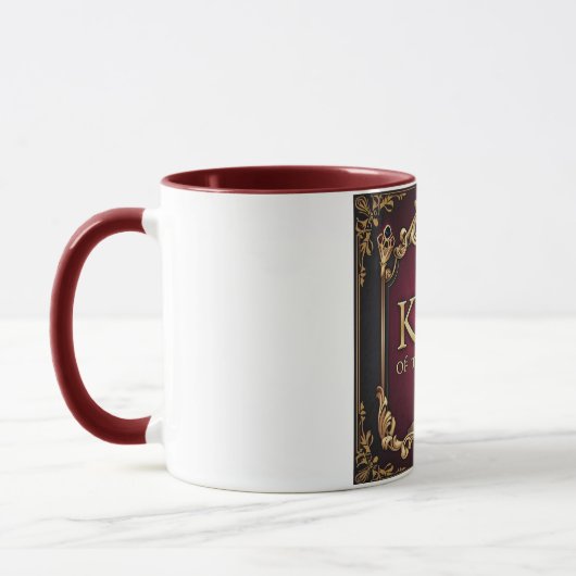 Regal King of Castle Design dad Tasse (Links)