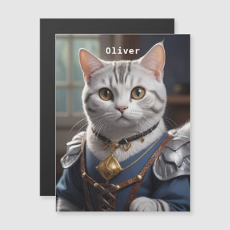 Regal Knight American Shorthair Cat Majestic Magnetkarte