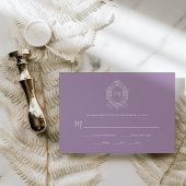 Regal Lavender Lila | Barockrahmen RSVP Karte