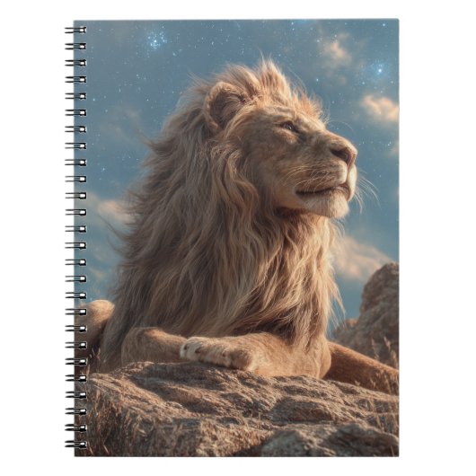 Regal Leo Zodiac Notebook Notizblock (Vorderseite)