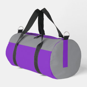 Regal Lila Silber Reisegym-Tasche  Duffle Bag