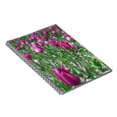 Regal Lila Tulips Notizblock (Rechte Seite)