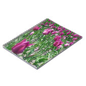 Regal Lila Tulips Notizblock (Linke Seite)
