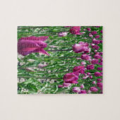 Regal Lila Tulips Puzzle (Horizontal)