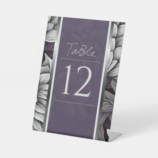 Regal Lilac, brillantes weißes Blut Sockelschild (Vorderseite)