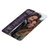 Regal Lilac Luxe Bloom Flexible Foto Magnet (Linke Seite)