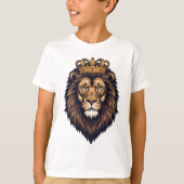 Regal Lion Crown Emblem T-Shirt (Vorderseite)