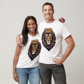 Regal Lion Crown Emblem T-Shirt (Unisex)